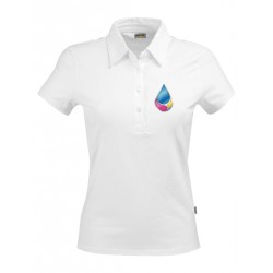 Polo femme broderie coeur