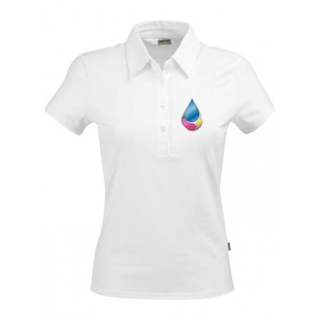 Polo femme broderie coeur