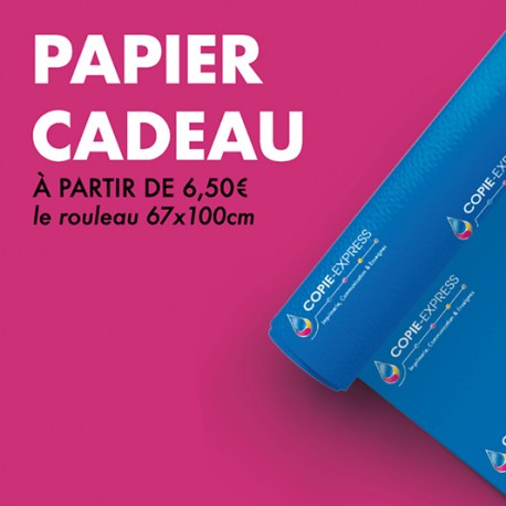 Papier cadeau personnalisé